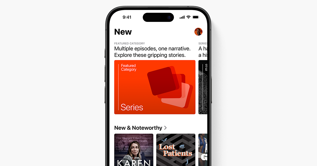 Listas Top series - Apple Podcasts para creadores